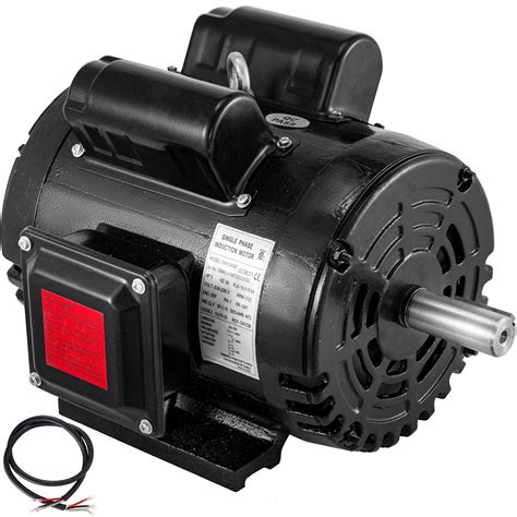 Buy VEVOR Air Compressor Motor, 3HP 1725RPM Single Phase Electric ...