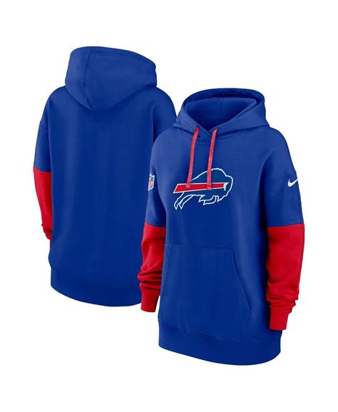 Nike Royal Buffalo Bills 2024 Sideline Essential Fleece Pullover Hoodie ...