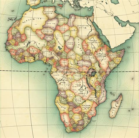 Map Of Africa Before Colonization - Oconto County Plat Map