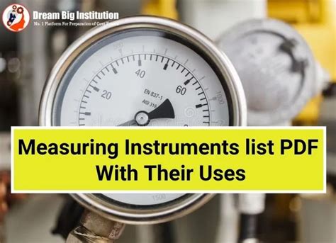 Image result for List of measuring instruments Measuring Instruments Types