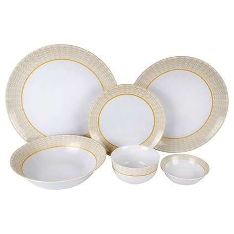 Hitkari Porcelain 17316 Dinner Set of 27 pc. for Home & Kitchen ...