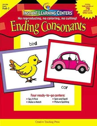 Buy Ending Consonants (Learning Centers Book) Book Online at Low Prices ...