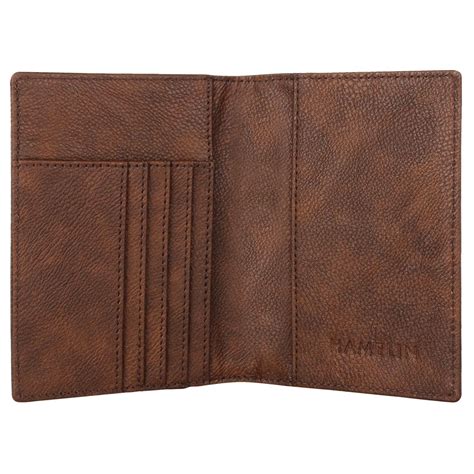 Brown - Vegan Leather Passport Holder – Hamelin