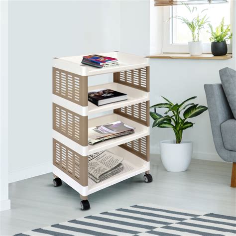 Buy Plastic Storage Racks & Trolley Online in India