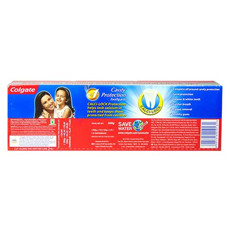 Buy Colgate Strong Teeth Toothpaste 200Gm+100Gm+Toothbrush Offer Pack ...