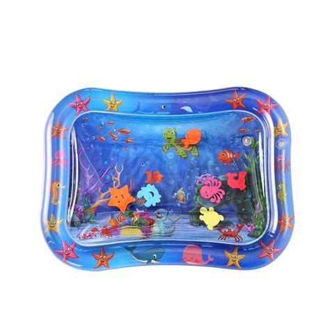 Amazon.com : MooieBaby's Water Play Mat, Inflatable Tummy Time Water ...