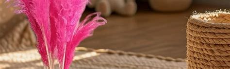 Sorcish Natural Dried Pampas Grass 6 pcs Brown Color Size (25 inches ...