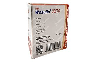 New Wosulin 30/70 100iu Cartridges Injection: Uses, Side Effects, Price ...