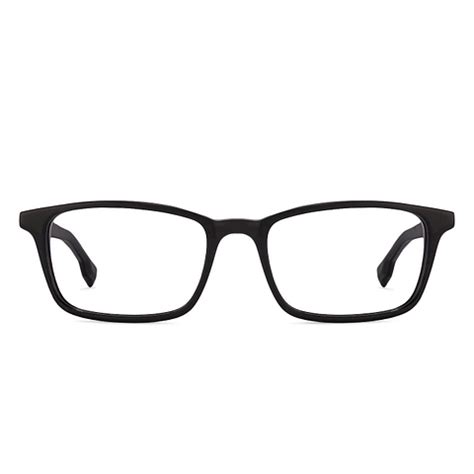 Buy Blue Block Phone & Computer Glasses: Black Full Rim Rectangle John ...