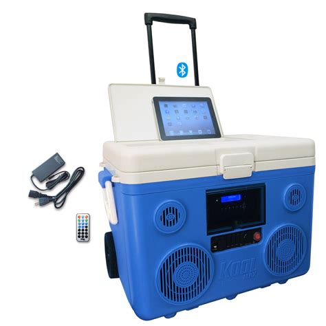 KoolMAX Cooler with Bluetooth Speaker System, 350W Boombox, 40 Qt ...