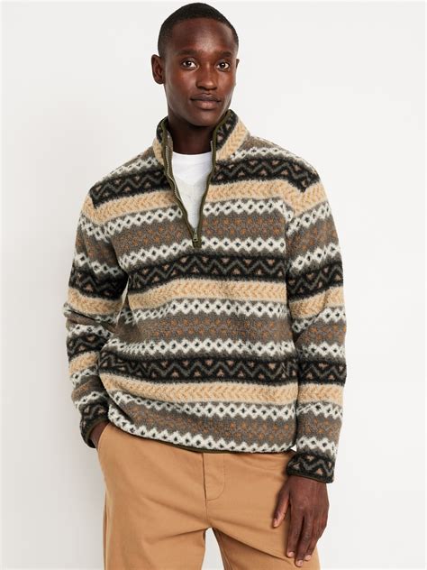 Men's Quarter Zip Sweaters | Old Navy