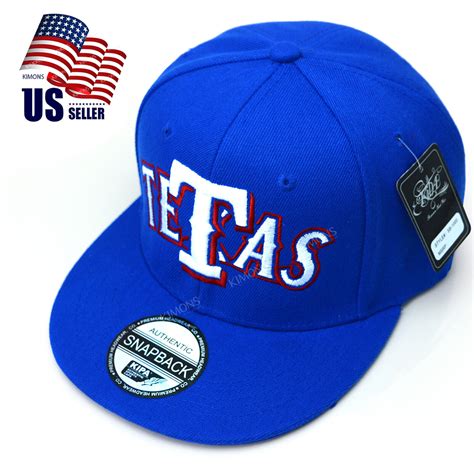 New - Texas "TETAS" Rangers Hat Overlap Snapback Blue Trucker Cap ...
