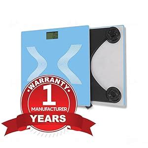 PowerMax Fitness Digital Weight Machine for Human Body - Bathroom Scale ...