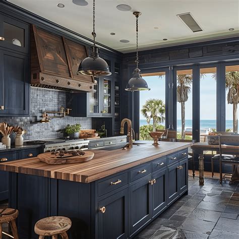 Get Inspired: 30 Blue Kitchen Ideas You’ll Love | Blue kitchen cabinets ...