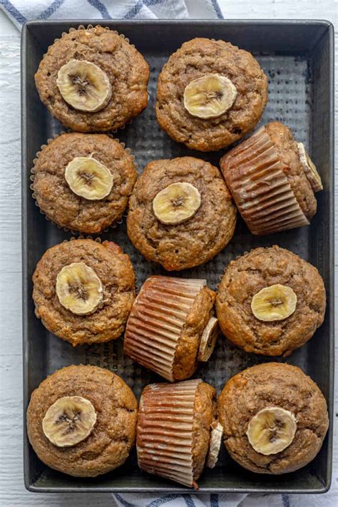 Peanut Butter Banana Muffins
