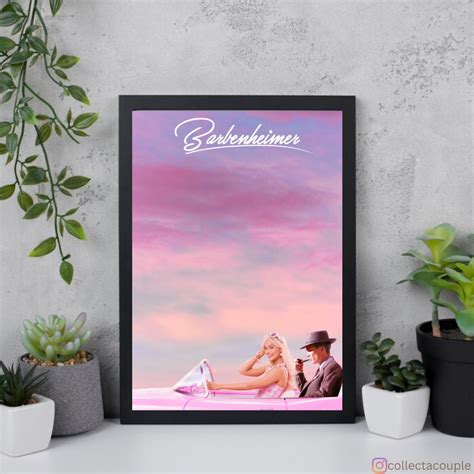 Barbie x Oppenheimer: In the Car Framed Poster – CollectACouple