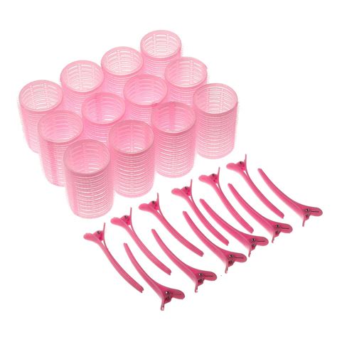 24pcs/Set Large Size Hair Roller With Clips, Self-Grip Hair Curlers ...