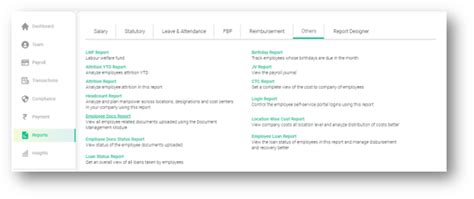 How to generate Employee Docs Report : Help Center