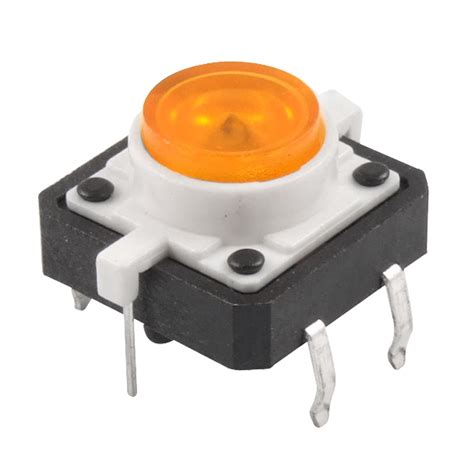 Probots Tactile Push Button Switch Momentary with Orange LED Buy Online ...