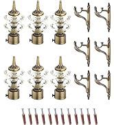 Buy GLOXY Aluminium Single Diamond Curtain Bracket Parda Holder with ...