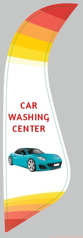 Shop Promotional Shark Fin Flags | Circle One