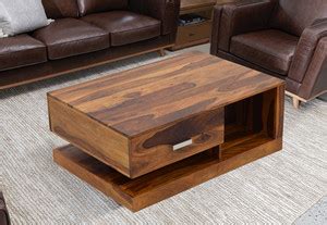 BLACKSMITH STREET AKIRA Solid Wood Coffee Table Price in India - Buy ...