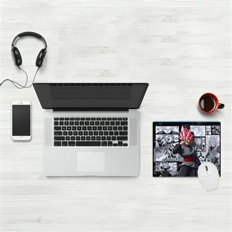 Froxx Anime Dark Goku Mousepad with Smooth Mouse Control for Laptop Non ...