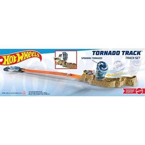 Hot Wheels- Tornado Trackset, Spinning Tornado Track Set – Juplay World