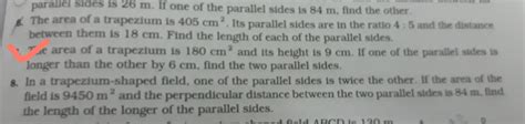 question 8pls answer my question related to trapezium - Brainly.in