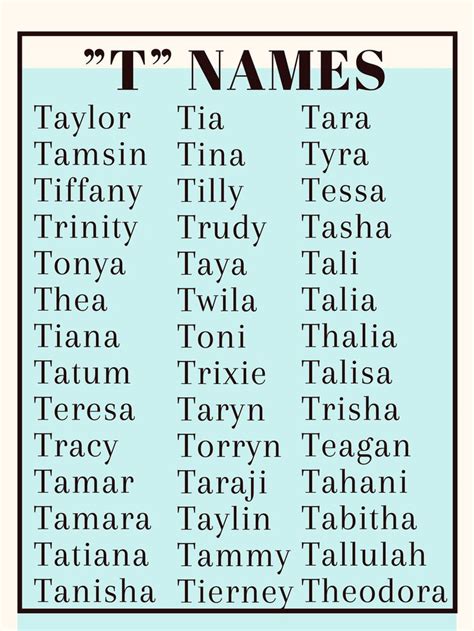 "T" Names | Best character names, Cute names, Names