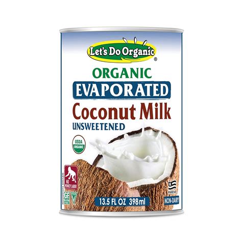 Let's Do Organic Lets Do Organic Evaporated Coconut Milk Unsweetened ...