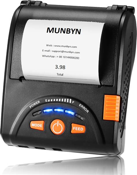 MUNBYN Bluetooth Receipt Printer, 58mm Mini Wireless India | Ubuy