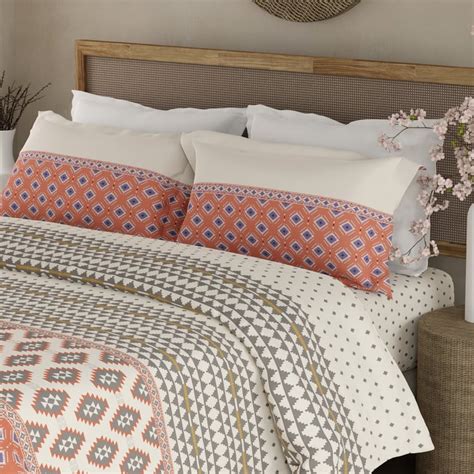 Buy BOUTIQUE LIVING Valatia Gypsy Cotton 200TC Ethnic Print 3Pcs Super ...