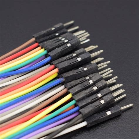 40pcs 10cm 2.54mm Male To Female Jumper Wire Dupont – REES52