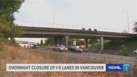 Both directions of I-5 will close Saturday for utility line ...
