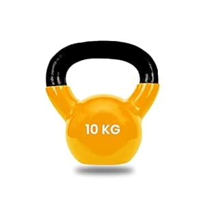 Buy Strauss Premium Vinyl Kettlebell Weight for Men & Women | 10 Kg ...