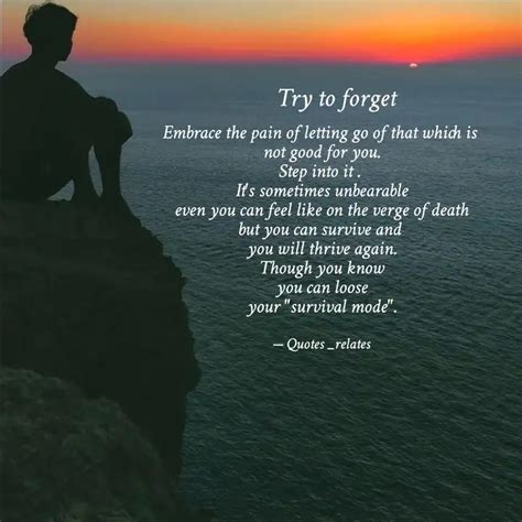 Embrace the pain of letti... | Quotes & Writings by Eternal ️ ️ Quotes ...