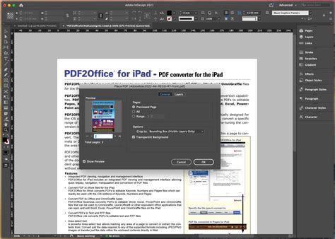 Image result for Importing PDF to InDesign
