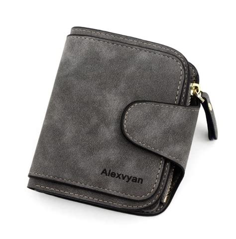 Buy Alexvyan Small Bi-Fold Women's Leather Purse Wallet Card Organizer ...