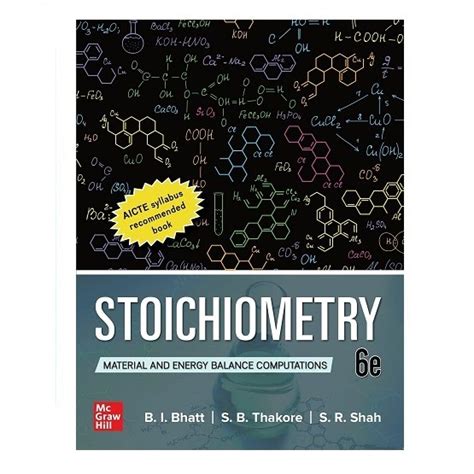 Stoichiometry | Material and Energy Balance Computation | By B I. Bhatt ...