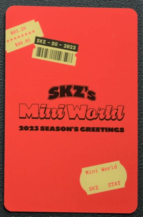 STRAY KIDS 2023 Season's Greetings Member Photocards | Ubuy India
