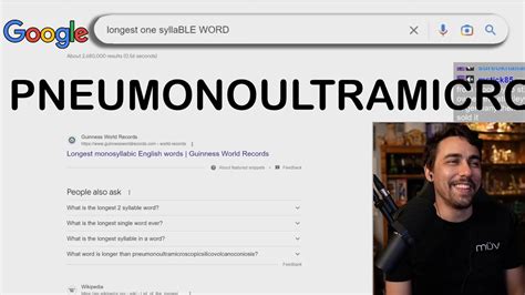 What's The Longest One Syllable Word? - YouTube