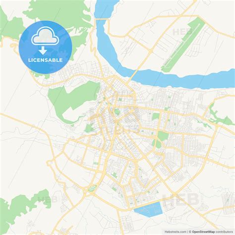 Printable Street Map Of Villavicencio, Colombia – HEBSTREITS