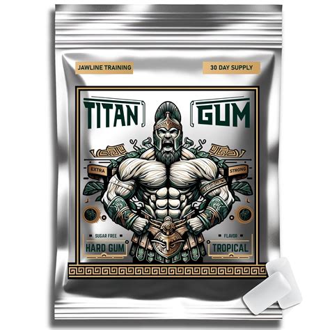 TitanGum Titan Gum: Ultra Tough Hard Chewing Gum for Jawline India | Ubuy