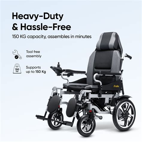 Frido Heavy Duty Recliner Electric Wheelchair – Frido Mobility