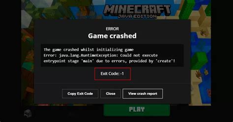 Image result for How to Fix Exit Code 1 Minecraft