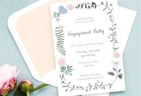 Engagement party invitation wording ideas | Papier