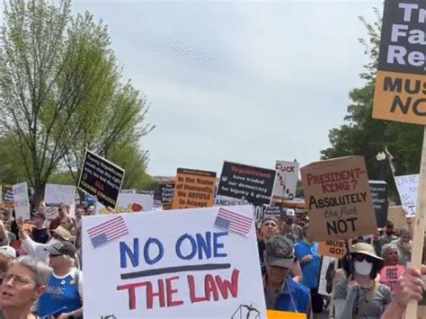 Thousands surround White House: Protest across all 50 US states against ...