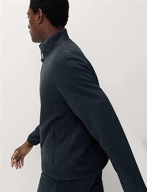 Buy Funnel Neck Zip Up Micro Fleece Jacket at Marks & Spencer