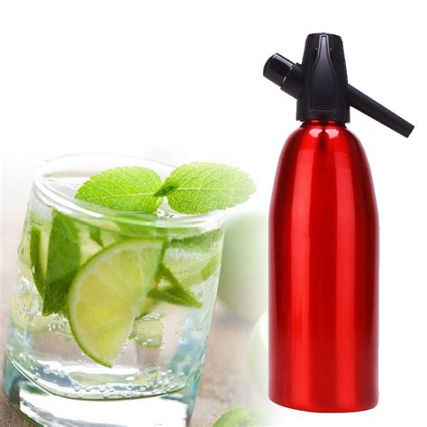 Manual Soda Siphon CO2 Dispenser Water Bubble Generator Cool Drink Coc